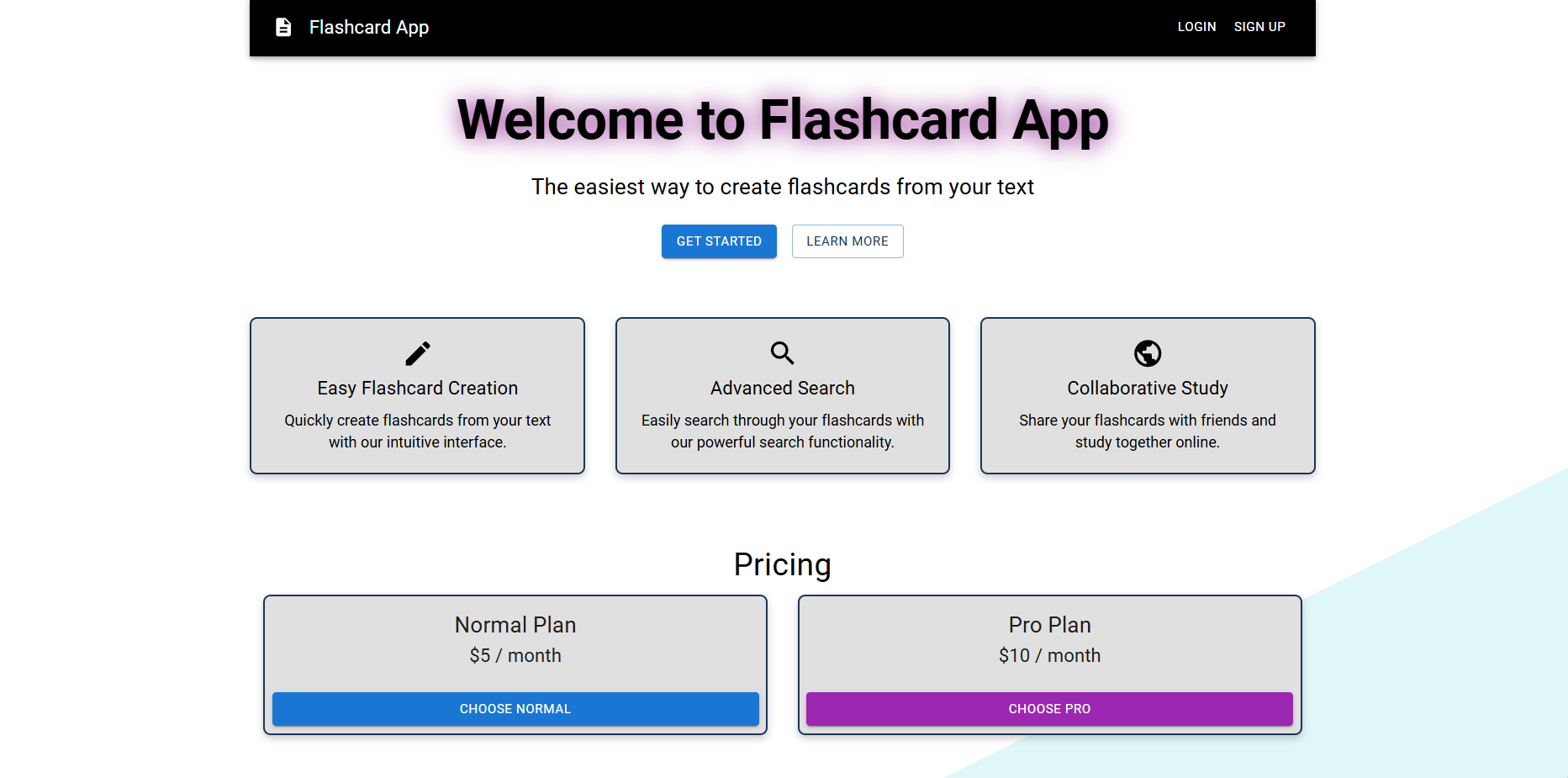 Flashcard App by Sebastien Adam